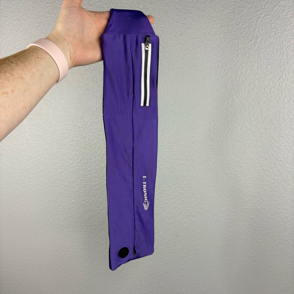 E-Tronic Purple Running Belt / Fanny Pack